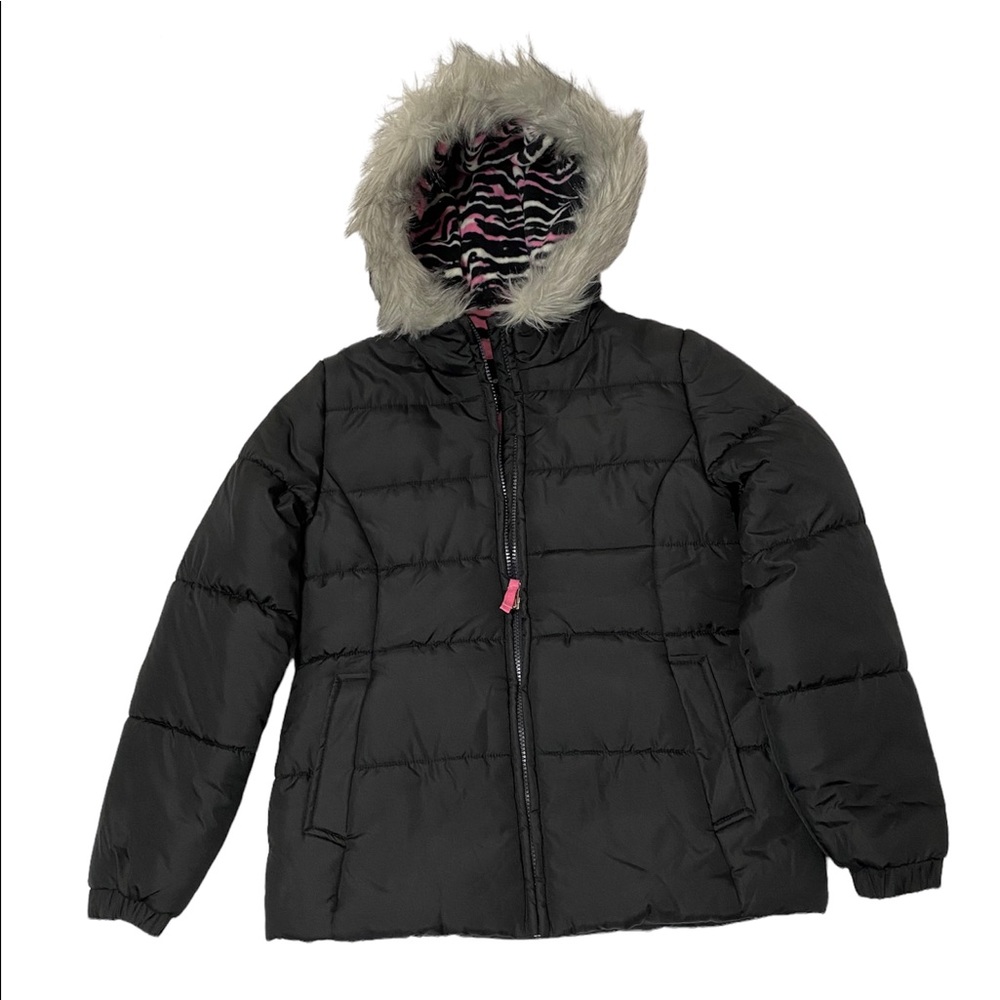 Weathertamer Girls Hooded Puffer Jacket